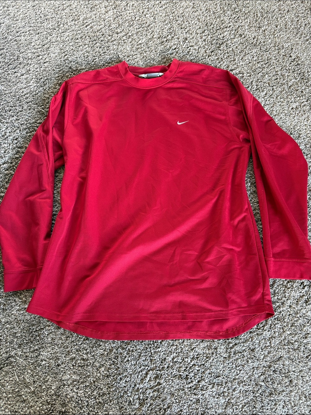 Nike Men’s Red Long Sleeve Athletic Top
